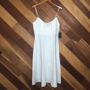 Reformation Clara Dress Linen White NWT